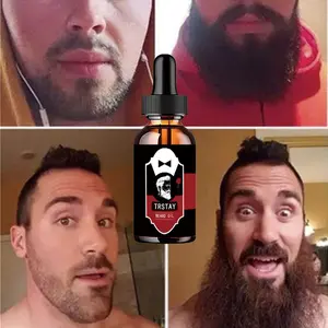 Organic  Oil with Vitamin E Deeply Nourishes and Strengthens Mustache and Beard Prevents Itchiness and Dryness for Men