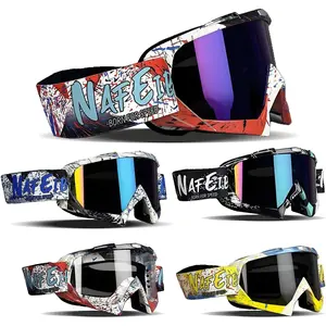 Motorcycle Off-Road ggles Motorcycle goggles Riding goggles Off-road goggles Anti-fog dust horse racing ski goggles for adults and children