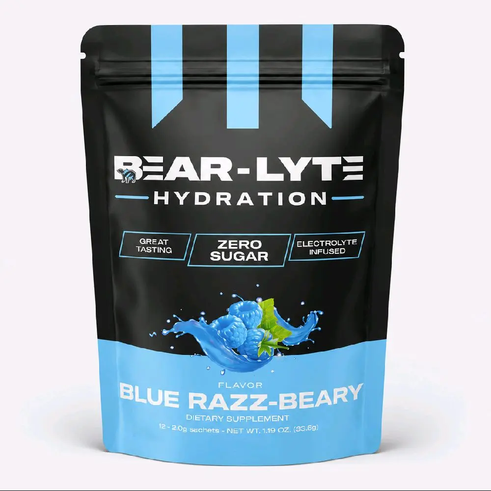 Bear-Lyte Hydration Drink Mix, Electrolyte-Infused for Rapid Hydration, Ideal for Active Individuals