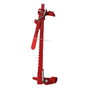 Fence Stretcher Splicer Red Ratchet All Purpose Wire Tensioner for Easy Repair Sturdy Long Lasting Portable Lightweight Tool