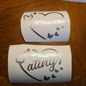 ATZ Butterfly Heart Decals