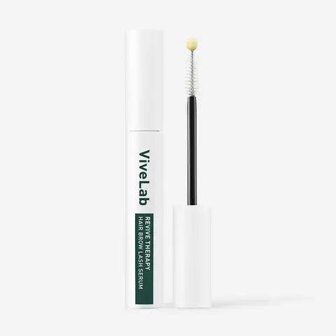 Eyelash Serum for Longer, Thicker, Fuller Looking Lashes & Brows | Prostaglandin-Free & Vegan | Advanced Multi-Peptide with Biotin Treatment | ViveLab