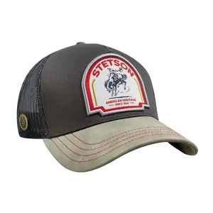 Original Stetson Authentic Trucker Hat Grey Patch 