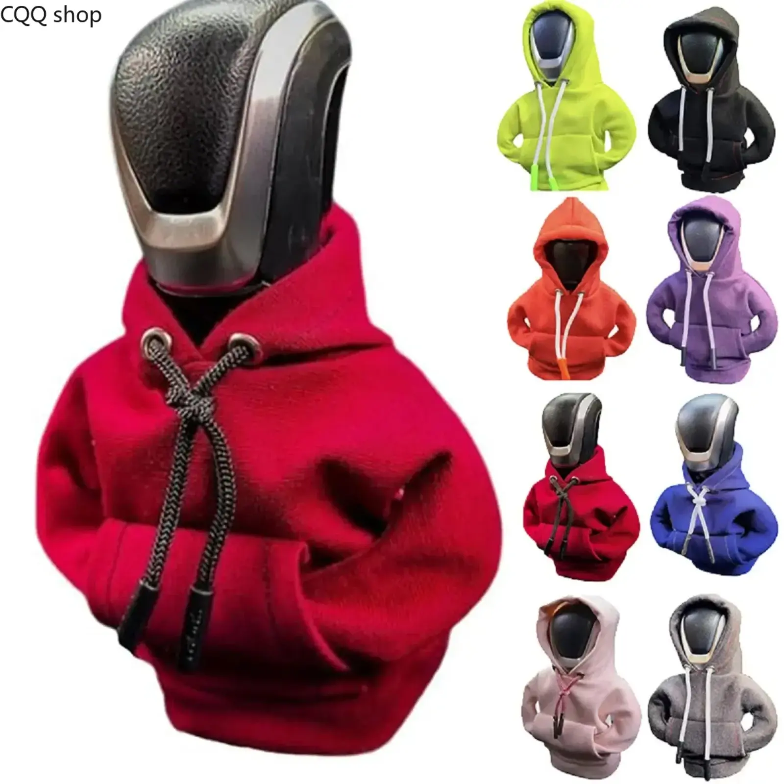 Universal Car Shift Knob Mini Hoodie, Cute Gear Shift Cover, Fun Interior Gadget, Stylish Decorative Accessory to Personalize Your Car