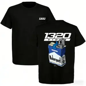 1320 Videos Spark Plug T-Shirt, High-Performance Car good Graphic Tee, Cotton Motorsport Shirt, Street Style Gift, Father’s Day Top, Summer Tee t shirt design merch