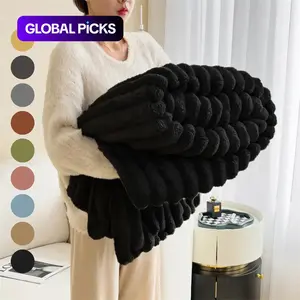 Faux Rabbit Fur Soft Fleece Blanket, Soft Warm & Cozy Throw Blanket, Versatile All-season Gift for Home, Office, Travel, Twin/Full/Queen/King available in various sizes, Lightweight Cozy Blanket, Soft Winter Blanket