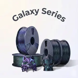 SUNLU PLA Galaxy 1KG, Color-Shifting PLA Esthenic Filament, Sparkling Ultrafine Pearlescent Powder
