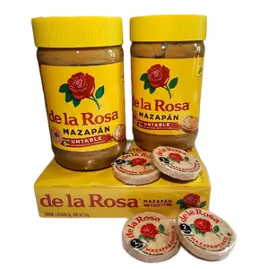 Mazapan Peanut butter spred with a box of 12ct Mazapan.