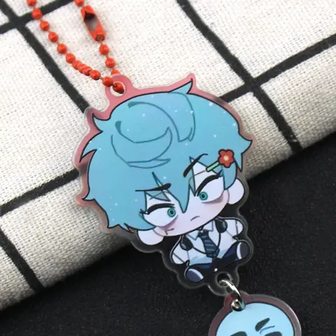1pc Alien Stage Pendant Keychain with Acrylic Design, Cute Cartoon Ivan and Till Charms Bag Decoration, Cute Keychains, Gifts for Fans and Collectors, Keychain Jewelry, Keychain Collectible