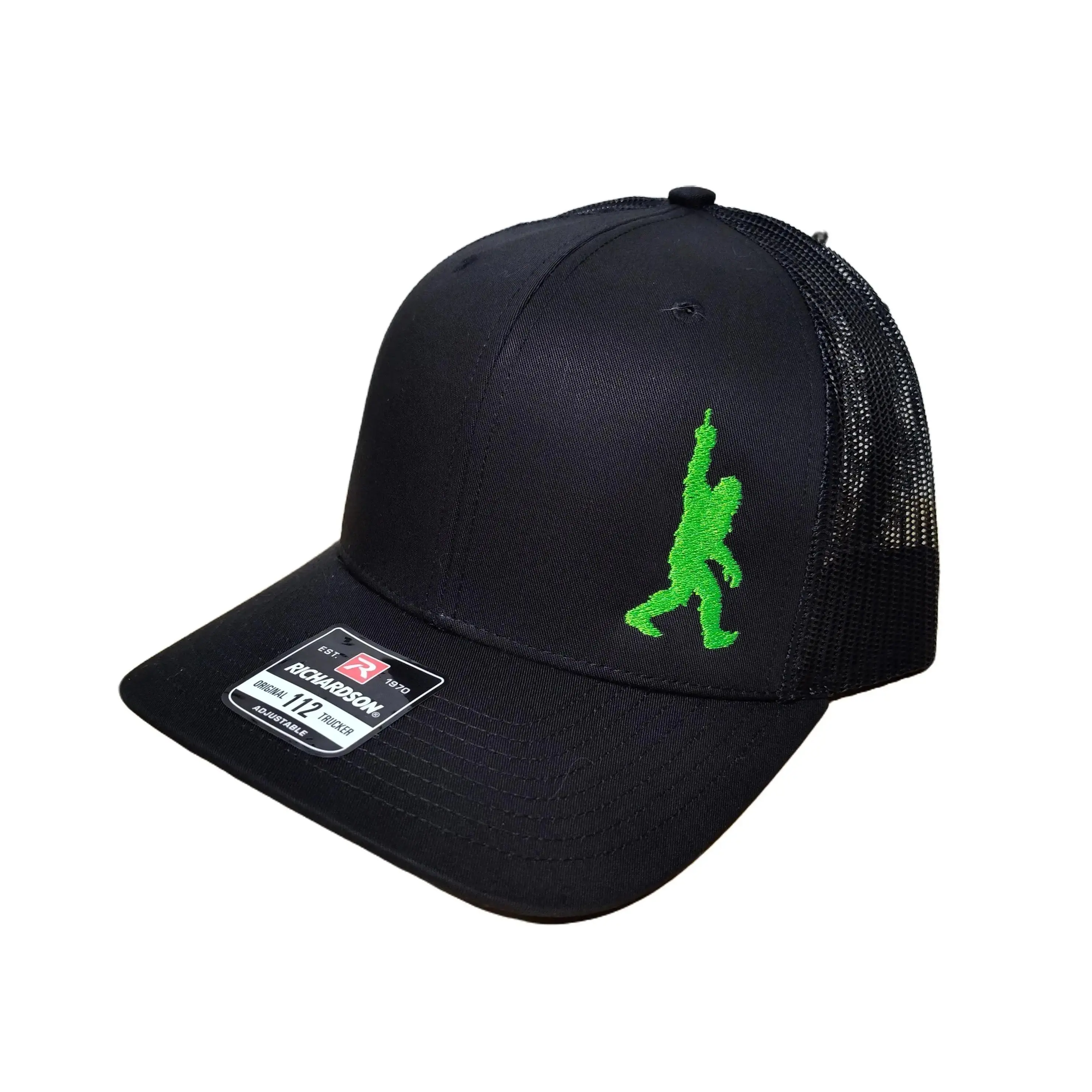 Bigfoot Attitude Hat | Embroidered Sasquatch Middle Finger Cap Authentic Snapback