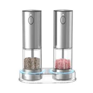 Electric Blender, Rechargeable Electric Salt & Pepper Blender, Household Kitchen Appliances for Daily Use, USB Rechargeable Blenders, Blender Portable