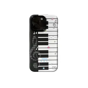 Musical Note Piano Tough Case for iphone 17 promax case air 16 plus 15 promax 14 pro 13max 12 11 Samsung S25 EDGE S24 S23 S22 S21 NOTE 20 Ultra Fe A71 A56 A36 Protection Smartphone Shockproof Anti-Fall Protector Perfect Gift Casing