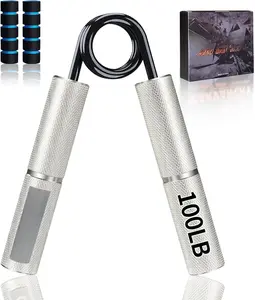 Grip Strength Trainer Set, 50-300LB(6 Pack), Wrist Forearm Strengthener, Metal No Slip, Hand Grip Gripper Strengthener for Strength  and Exercise, Hand Workout Squeezer Grip Strength