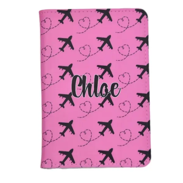 Passport Cover, Monogram 1st Passport Holder, Baby's First Passport Book, Mr and Mrs Wedding Travel Set, Honeymoon Bridal Gift
