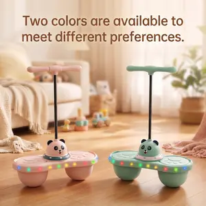 New LED Rainbow Flashing Bouncing Ball, Light Up Jumping Exercise Toy, Improve Balance & Coordination, Interactive Party Game for Kids Adults, Ideal Holiday Gift for Boys Girls, Halloween Christmas Birthday Presents