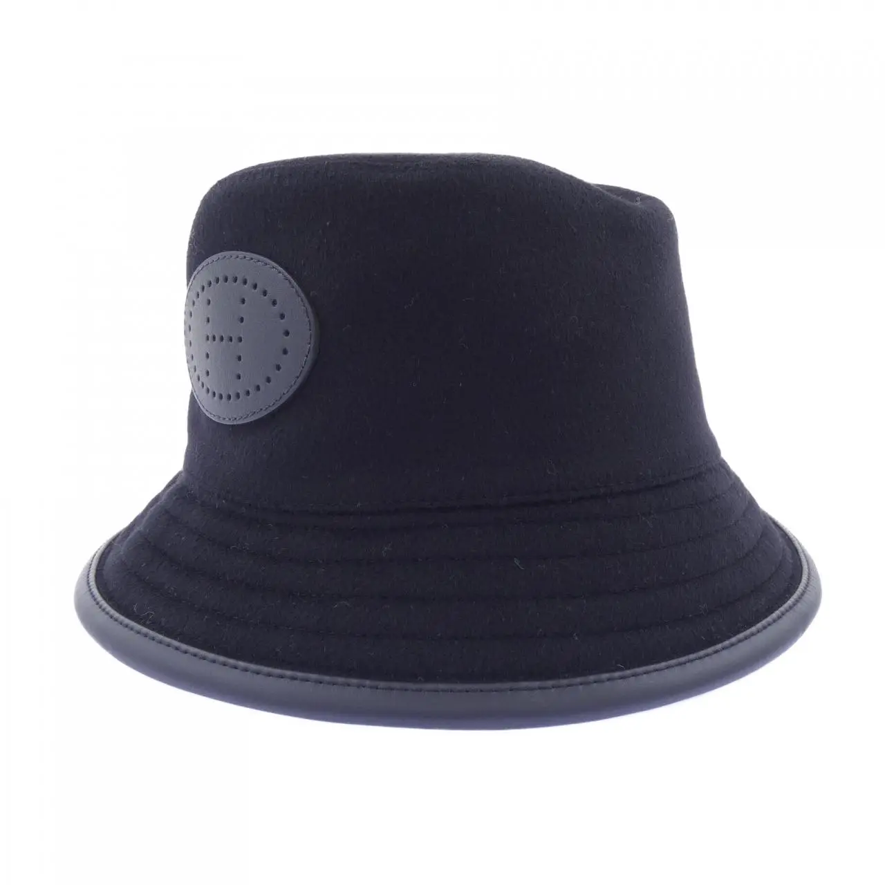 Pre-owned HERMÈS Cashmere Small Leather Goods Hermes Harper Evelyne Hat
