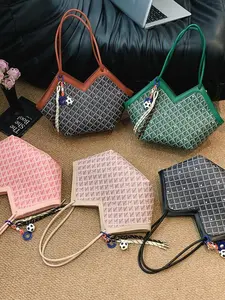 Trendy Fashionable Large Capacity Tote Bag, Versatile City Shopping Date Bag, Casual Retro Handbag, PU Leather Bag, Shoulder Crossbody Bag, Casual Handbag Satchel