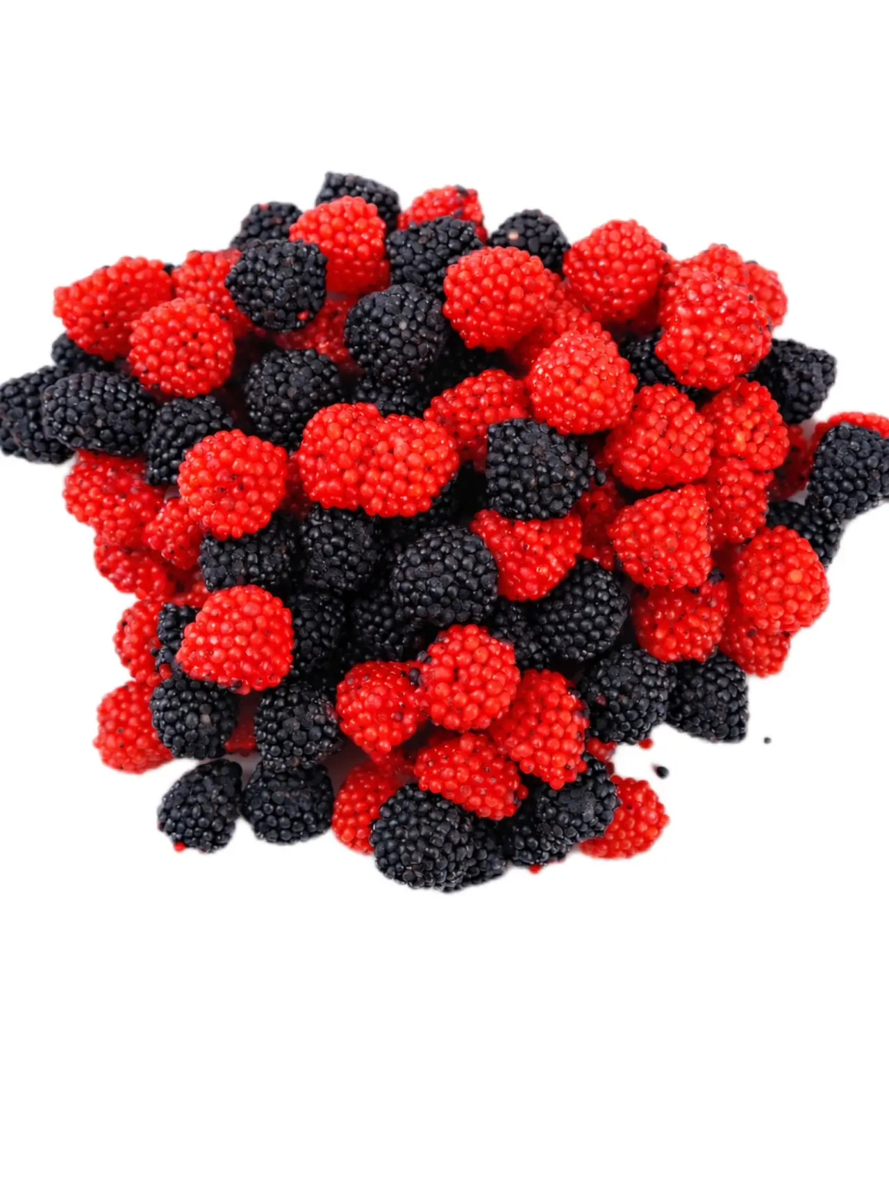 1lb Red & Black Berries Candy Coated nonpareils with jelly center sweet berry flavor