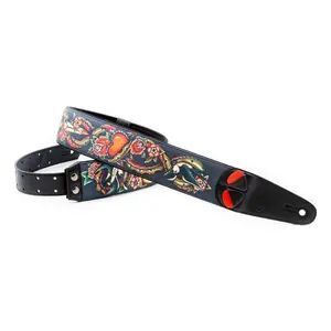 RightOn Tattoo Guitar Strap *USA Small Business*
