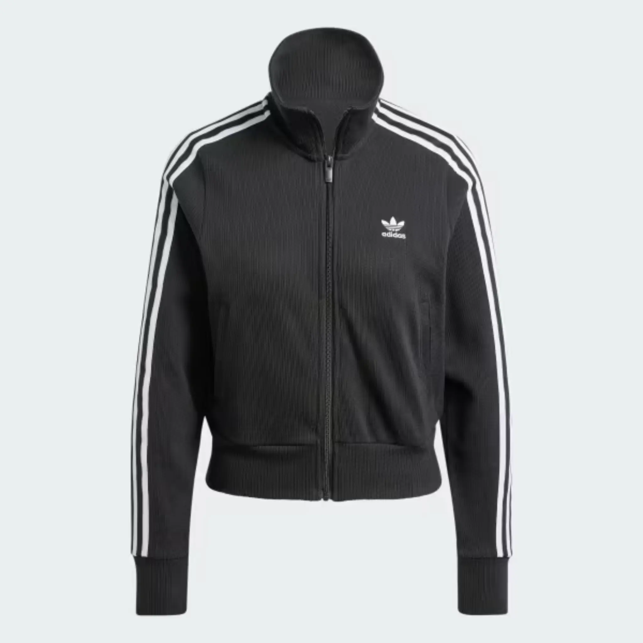 Adidas Originals Women's Adicolor Knit Top, Black, IY7278