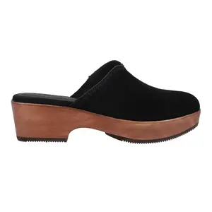 TOMS Womens Addison Platform Mule Clogs Casual - Black