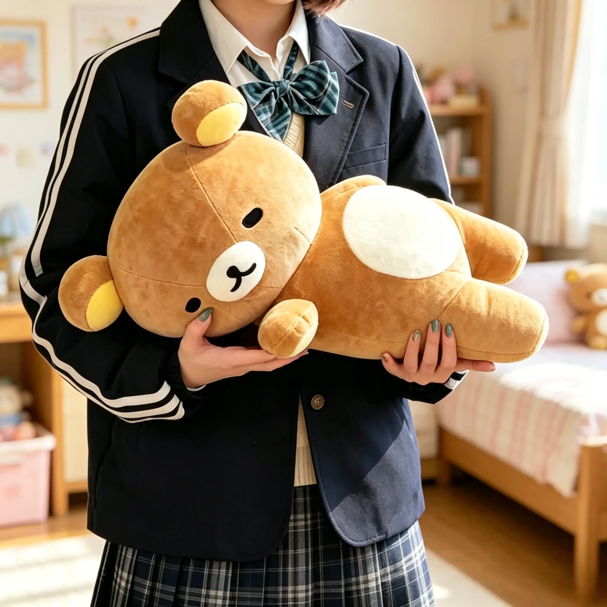 Cute Plush Bear Toy, Cute Teddy Bear, Soft Adorable Small Bear Pillow Cushion, Perfect Gift for Family/friends, Stuffed Animal Gifts, Decorative Ornament Gift
