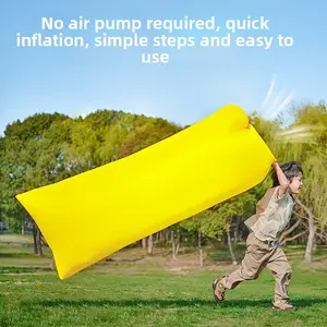 Portable Music Festival Sofa - Outdoor Camping & Leisure Inflatable Lounger - Single-Person Air Sofa