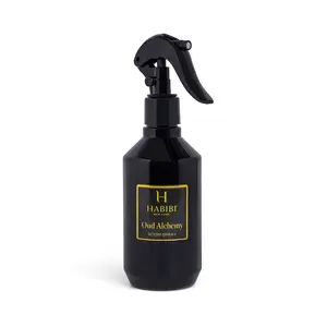 HABIBI NEW YORK 250ml Bottle Room Spray - Luxury Home Fragrance Air Freshener, Smooth Long-Lasting Fine Mist, Oud Alchemy & Solara Aroma Scent