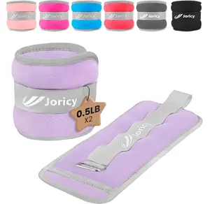Ankle Weights A Pair of 1/2/3/4/6/8/10/12/20 LBS Wrist Leg Arm Weights for Women Men with Adjustable Straps, Strength weighted for Physical Therapy Running Walking Fitness Gym Workout