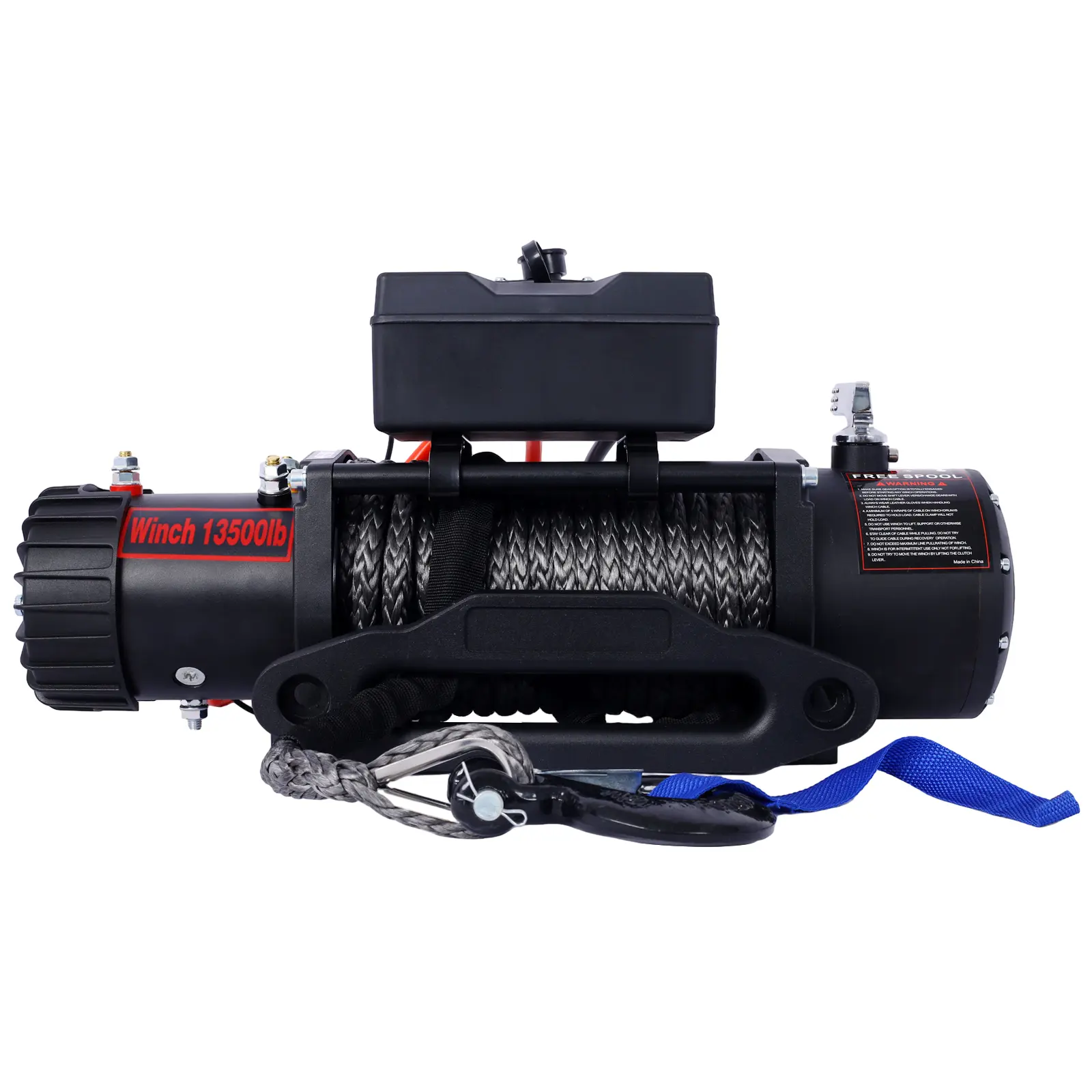 Donext Winch, 13500LB Electric Winch 12V DC with Wireless Remote, Portable Electric Trailer Winch for Off-Road Truck & Towingl Chains