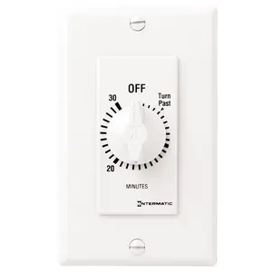 Intermatic Indoor Spring-Wound Kitchen Gadgets Timer, 277V, White