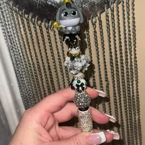 Rare Beaded Character Pen