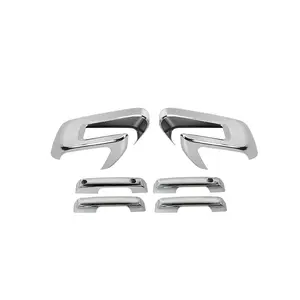 For 2021+ Ford F150 Rearview Mirror Shell Door Handle Cover Trim Kit