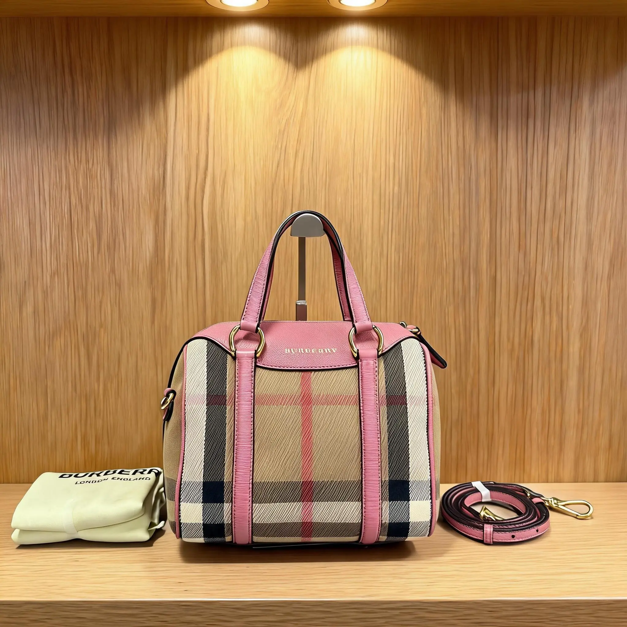 Pre-owned BURBERRY Canvas Shoulder Bag I0709794714