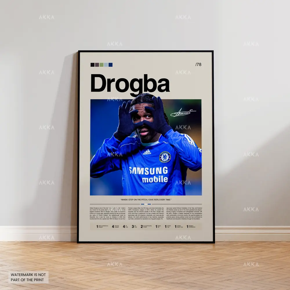 Didier Drogba - Chelsea FC poster 2
