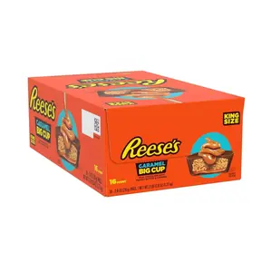 REESE’S Big Cup Caramel Chocolate Snack – King Size, 2.8 oz, 16 Count
