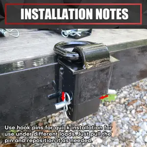 4Pcs 18000lbs Heavy Duty Removable D Ring Stake Pocket tie Down for Utility Trailers and Flatbeds Equipped with Stake Pockets Stake Pocket D-Rings # TikTokShopBacktoSchool