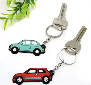 Street Mini Red Plastic Keychain gift keychain