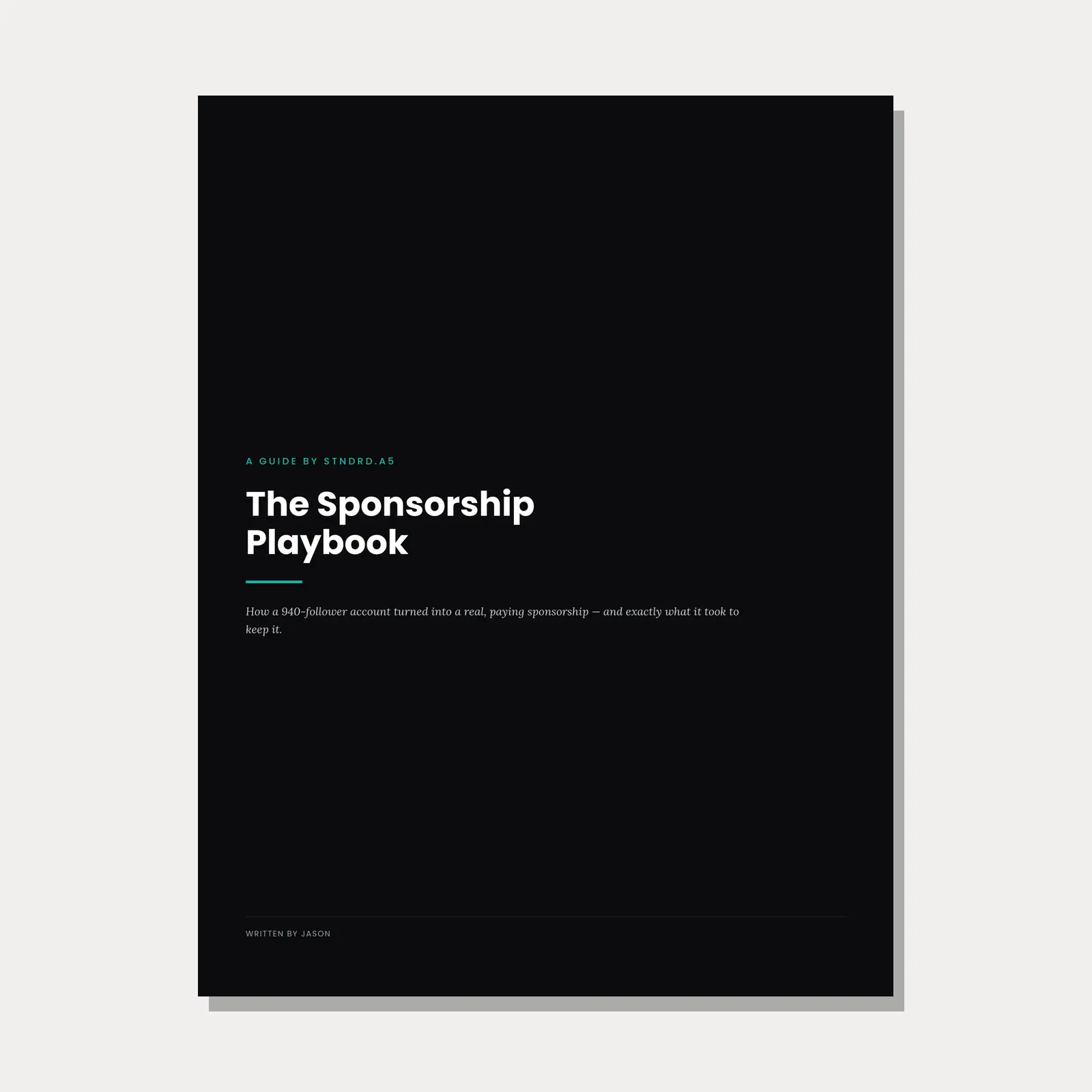 How To Get a Sponsorship