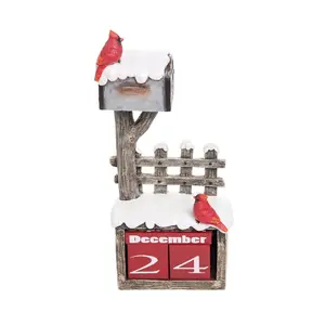 C&F Home Cardinal Mailbox Calendar