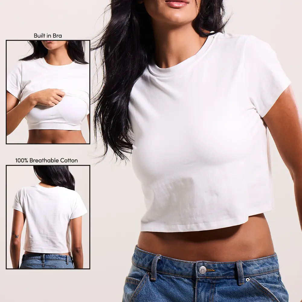 klassy Cotton Tee Brami - Women's Basic T-shirt Top klassy Cotton Tee Brami - Women's Basic T-shirt Top