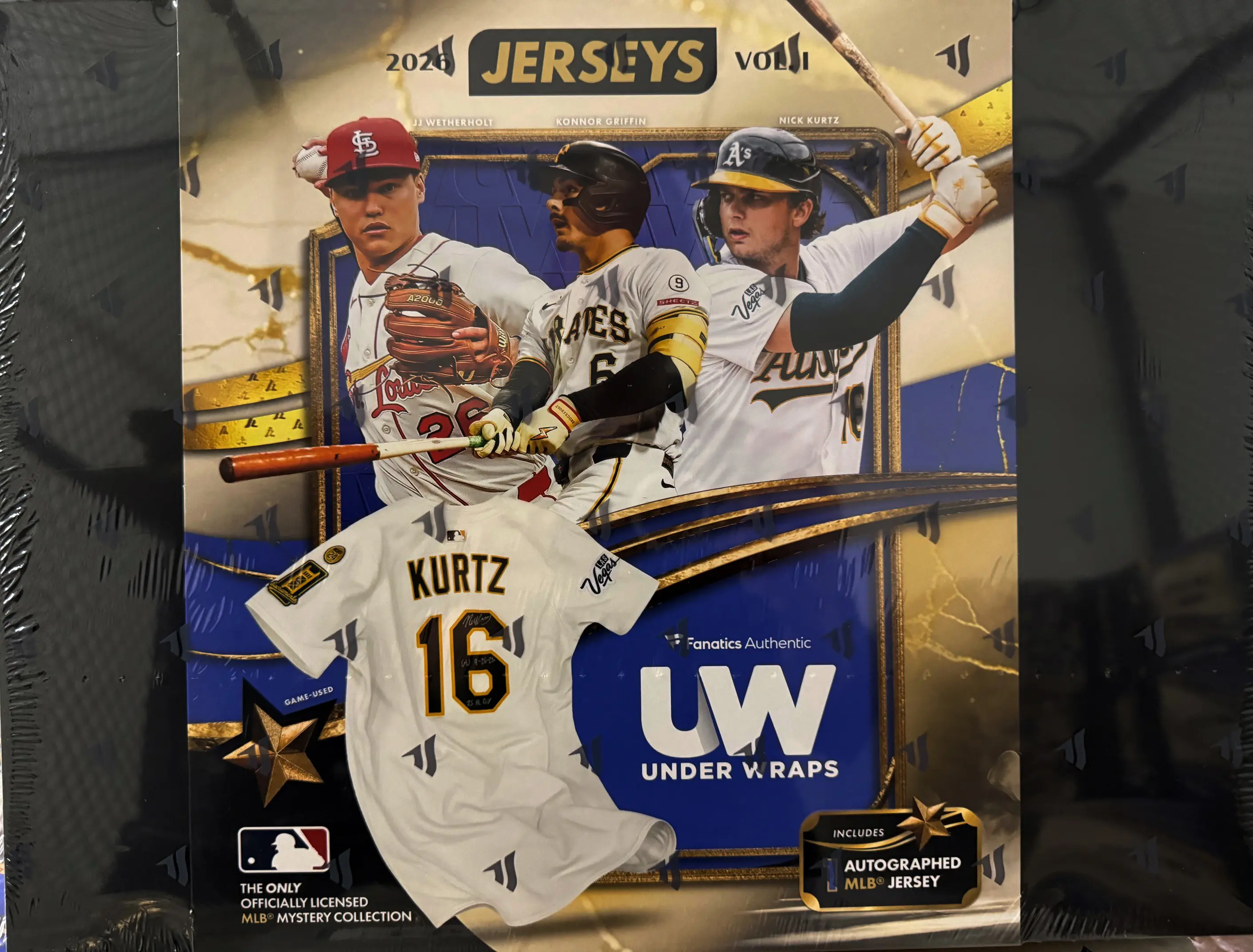 Under Wraps 1 MLB Jersey + 1 MLB Bat 2026 Vol I Pick Your Two Break
