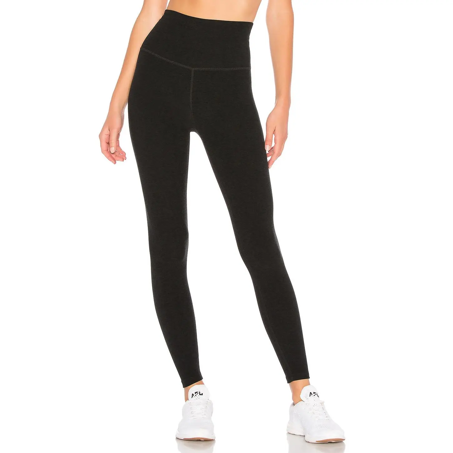 Beyond Yoga Spacedye High Waisted Midi Legging in Darkest Night