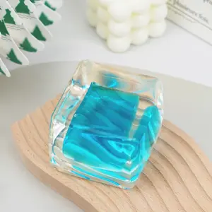 Pawtoto Ultra Soft Giant Liquid Sand Ice Block Squishy Handmade Water Feel Food-Grade Silicon  Quick Rebound Stress Relief Toy Sensory Cuddle Box Sensory Bundle Decompression Squeeze