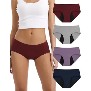 Women's Period Underwear Hipster Postpartum Leakproof Protective Menstrual Panties Multipack