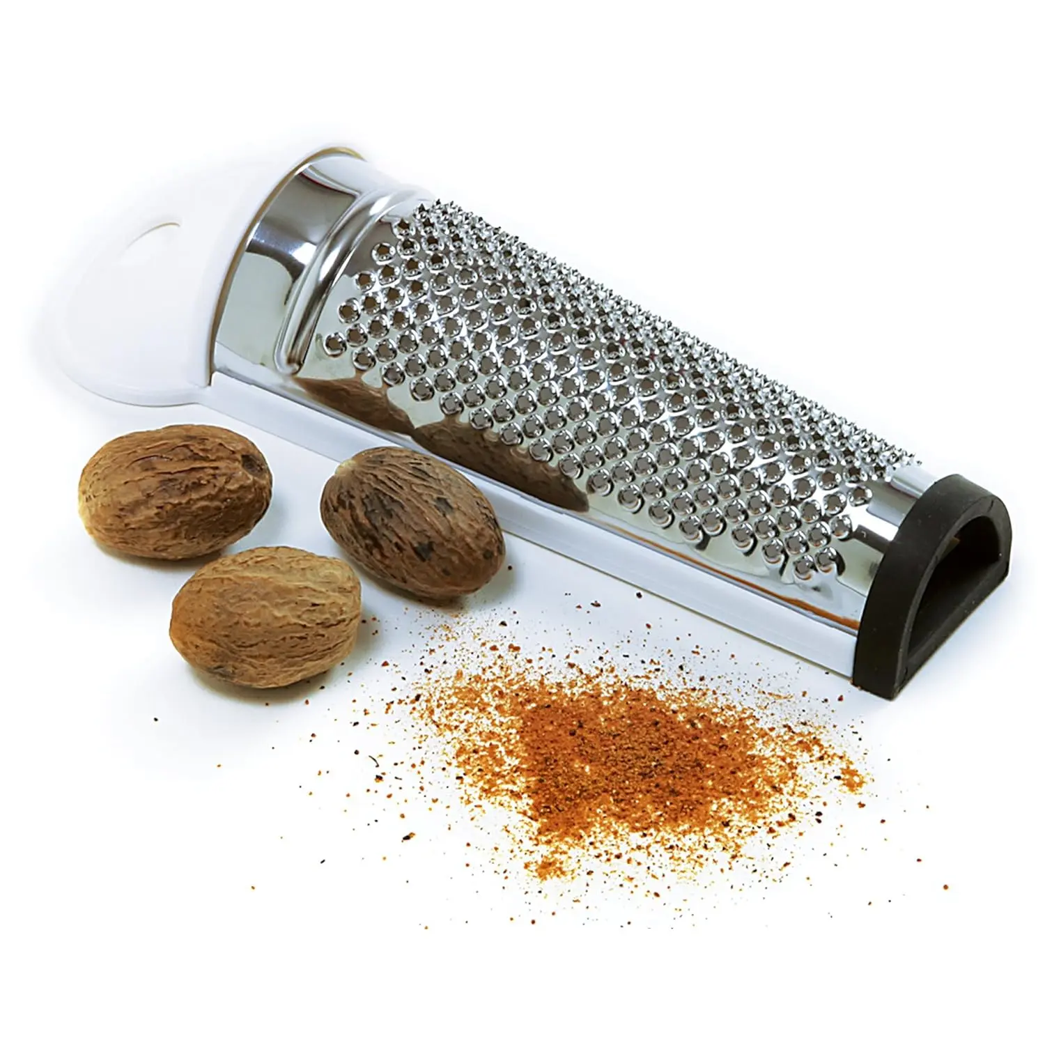 5.5 Inch Nutmeg Grater Stainless Steel Spice Zester for Kitchen Baking and Cooking 5.5 Inch Nutmeg Grater Stainless Steel Spice Zester for Kitchen Baking and Cooking