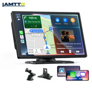LAMTTO 2026 Portable 9" Wireless Carplay Screen for Car / GPS Navigation / Android Auto / Siri Assistant / Airplay | Car Video Player & Monitor Fathersdaygift