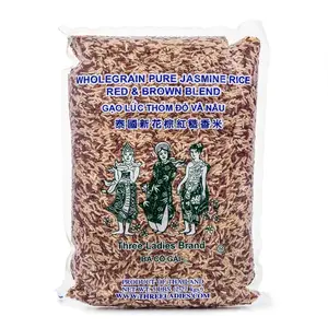Three Ladies Brand Jasmine Rice Red & Brown Blend 5 lb