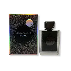 Armaf Club De Nuit Bling Eau De Parfum for Men 2.5 oz – Intense Long-Lasting Woody Amber Cologne | Bergamot, Leather & Vanilla Blend