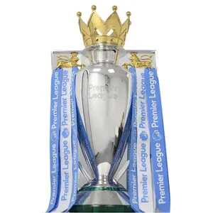 Premier League Champions Trophy, 33cm Resin Football Cup, World Cup Champion Souvenir, Sports Memorabilia Decoration